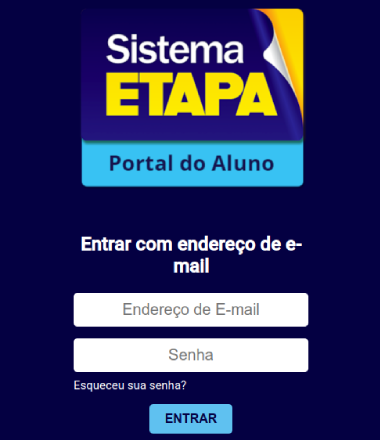 Portal do aluno - Novo