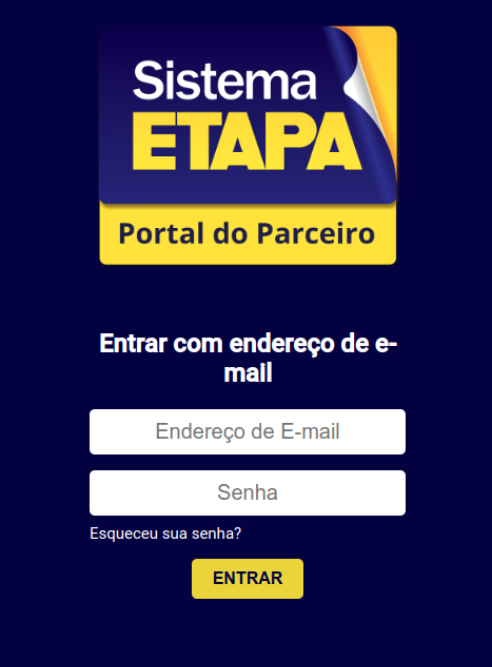 Portal do parceiro - Novo